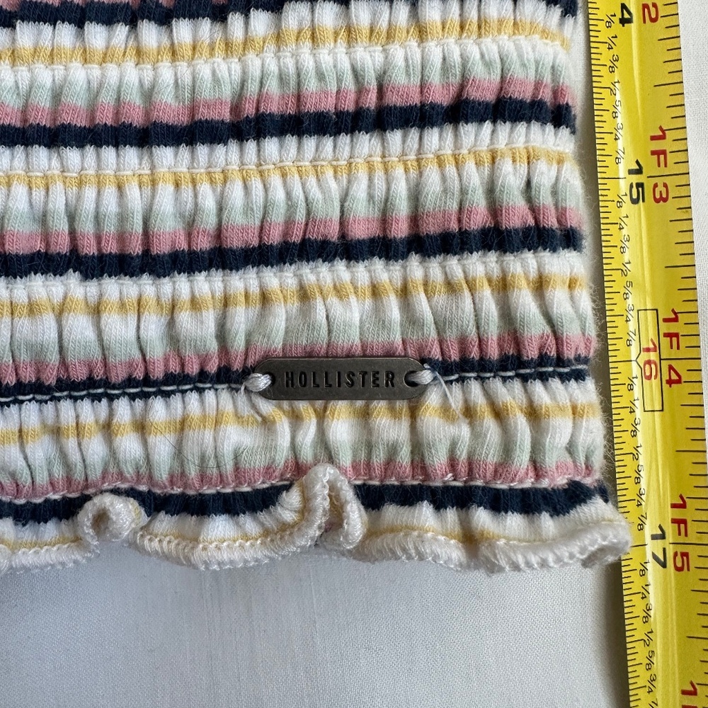 Hollister Multicolor Stretch Cropped Tank SZ Medium - Picture 7 of 10